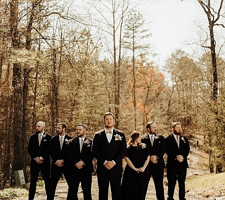 Winter Groomsmen Photos