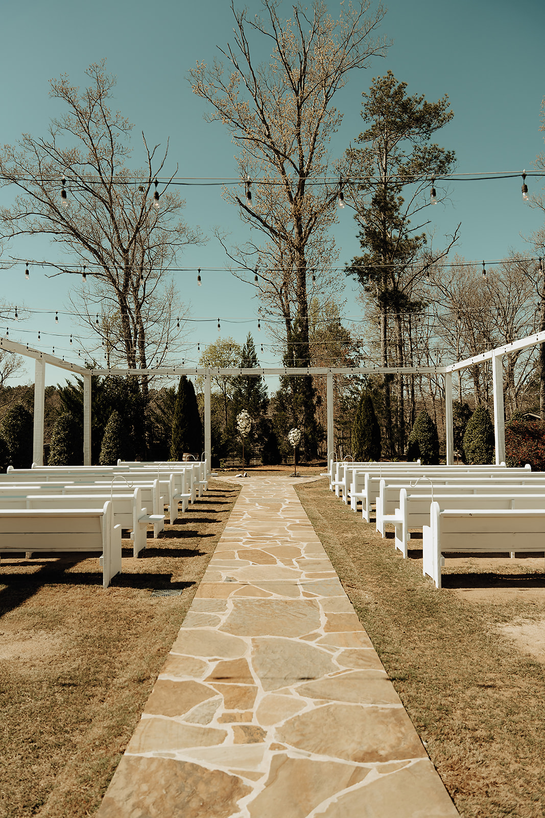 Spring Outdoor Wedding Ceremony Space