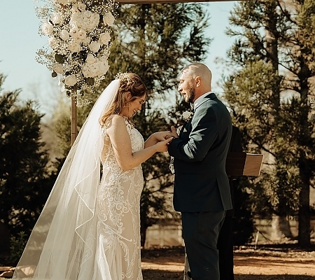 April Outdoor Wedding