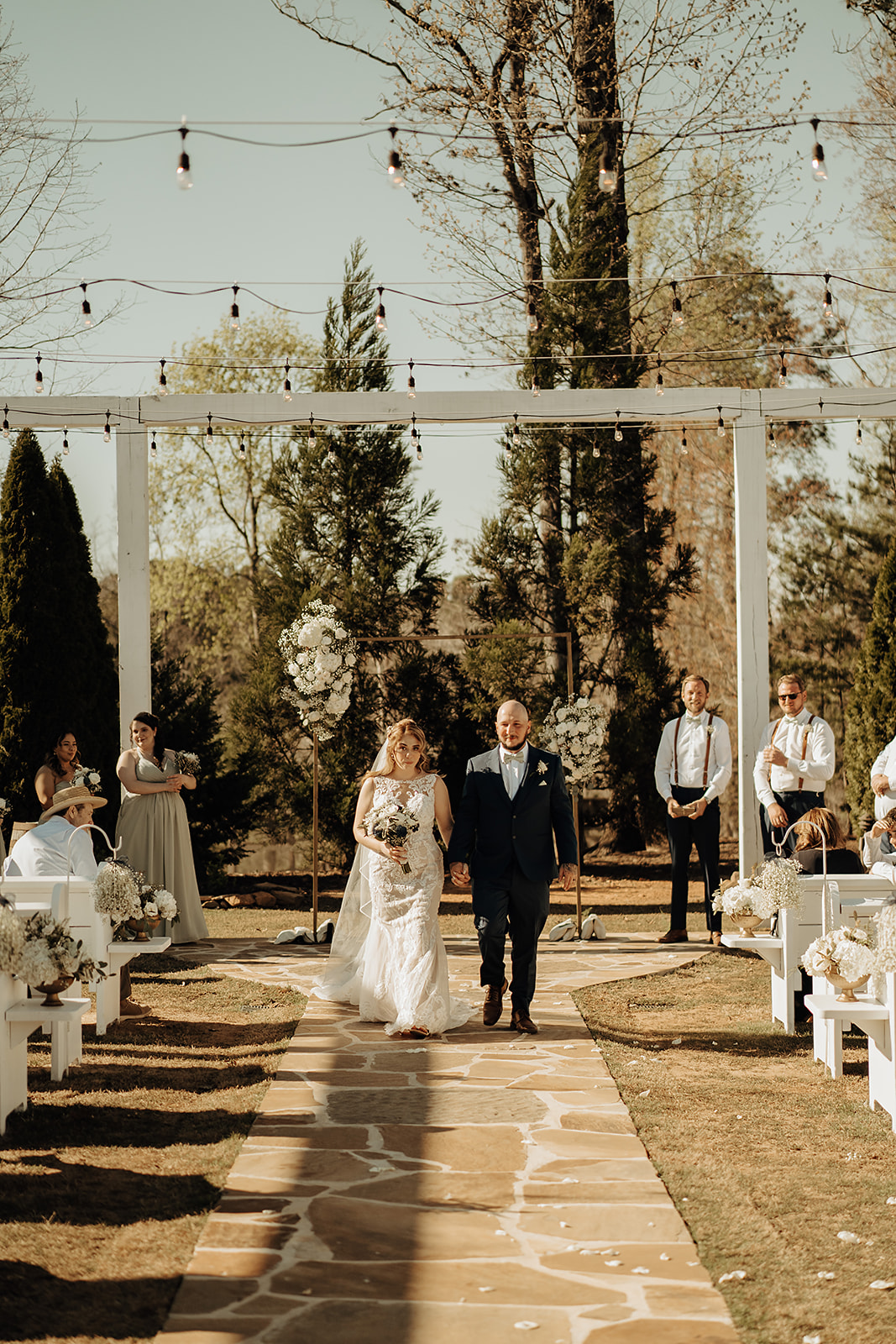 Outdoor April Wedding Photos